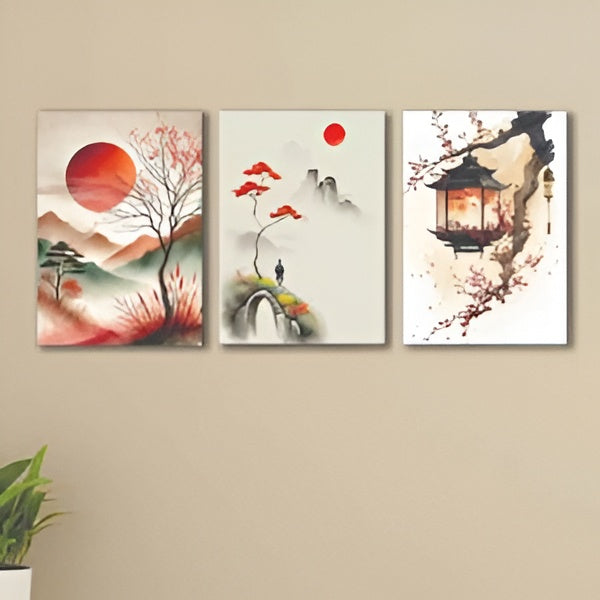 Japanese Scenery Wall Art Frames